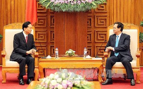 PM Dung welcomes former Japanese Prime Minister - ảnh 1